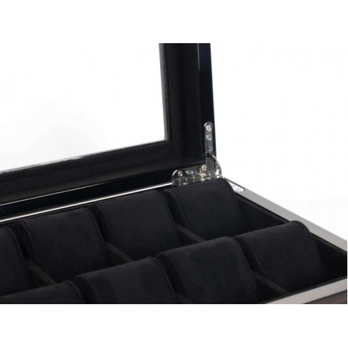 Шкатулка для зберігання годинників Salvadore WB/2386/10.EB 31,5х21х8,5 см Коричнево-чорний Шкатулка для зберігання годинників Salvadore WB/2386/10.EB 31,5х21х8,5 см Коричнево-чорний