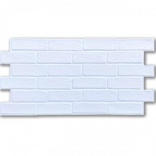 Декоративна ПВХ панель біла цегла Sticker Wall SW-00001427 960х480х4мм