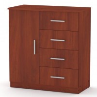 Комод Компаніт 4+1А Яблуня (78х39х85 см) Комод Компаніт 4+1А Яблуня (78х39х85 см)