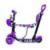 Самокат дитячий Scooter Сонечко 5 in 1 Orchid Фіолетовий (862127250)