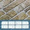 Декоративна ПВХ панель під цеглу Sticker Wall 960*480*4мм (D) SW-00001839 Коричнево-сіра
