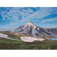 Картина за номерами Art Craft Вулкан Лінканкабур Чилі 10529-AC 40*50 см Різнокольоровий