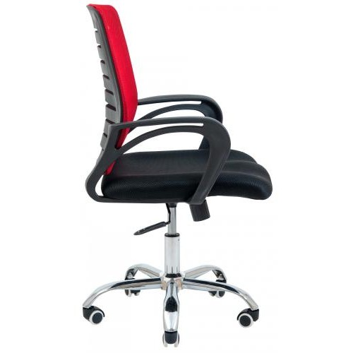 Офісне крісло керівника Richman Флеш Сітка Хром М1 Tilt Чорно-Червоне Офісне крісло керівника Richman Флеш Сітка Хром М1 Tilt Чорно-Червоне