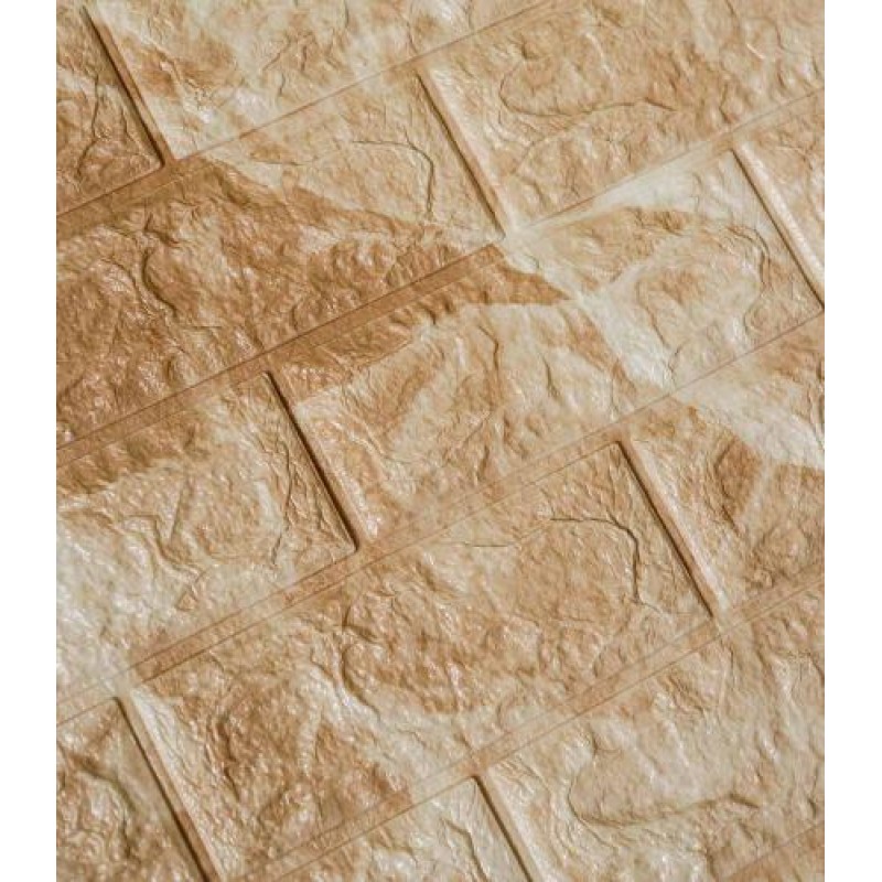 Самоклеюча декоративна 3D панель мармур холодний беж Loft Expert 700x770x5 мм