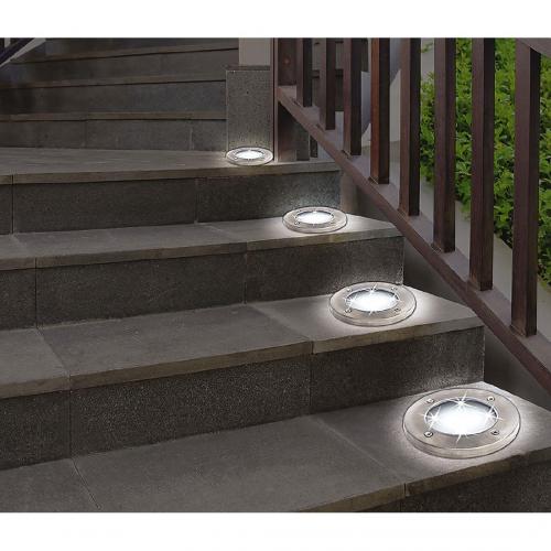 Вуличний світильник на сонячній батареї RIAS Solar Disk Lights 5050 4 Led 5W (3sm_905780056) Вуличний світильник на сонячній батареї RIAS Solar Disk Lights 5050 4 Led 5W (3sm_905780056)