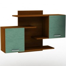 Полиця навісна Тиса Мебель ПУ-13 Яблоня локарно-темна 700x255x1050 мм