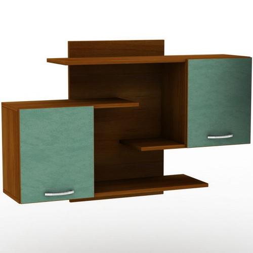 Полиця навісна Тиса Мебель ПУ-13 Яблоня локарно-темна 700x255x1050 мм Полиця навісна Тиса Мебель ПУ-13 Яблоня локарно-темна 700x255x1050 мм