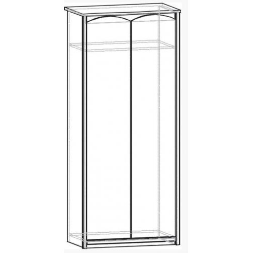 Шафа 2Д Валенсія дуб самоа Меблі Сервіс Шафа 2Д Валенсія дуб самоа Меблі Сервіс