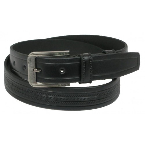 Шкіряний ремінь Skipper 110-130 x 3.5 см Чорний (1052-35) Шкіряний ремінь Skipper 110-130 x 3.5 см Чорний (1052-35)