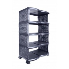 Етажерка для взуття Violet House Еко Black Роттанг (6700597)