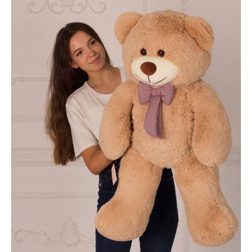 Плюшевий ведмедик Mister Medved Тедді 100 см Латте (145) Плюшевий ведмедик Mister Medved Тедді 100 см Латте (145)