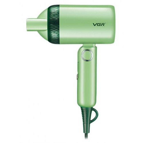 Портативний фен VGR V-421 1200 Вт Зелений (2390000048) Портативний фен VGR V-421 1200 Вт Зелений (2390000048)