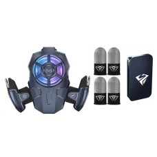 Комплект Ігрові тригери MEMO AK 03 кулер геймпад з макросом air mapping та 4 напальчники Sarafox V8