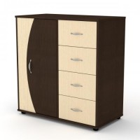 Комод для речей Компанит 4 1 1 Венге