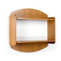 Полиця навісна Тиса Мебель Полка дитяча Горіх лісовий 725x250x750 мм Полиця навісна Тиса Мебель Полка дитяча Горіх лісовий 725x250x750 мм