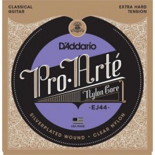Струни для класичної гітари D'Addario EJ44 Classic Silverplated Wound Nylon Extra Hard Tension