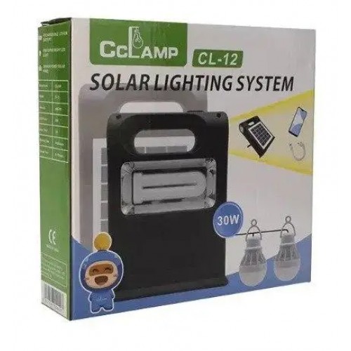 Акумуляторний ліхтарик на сонячній панелі Cclamp CL-12 Power bank 2 лампочки з повербанком (1757987037) Акумуляторний ліхтарик на сонячній панелі Cclamp CL-12 Power bank 2 лампочки з повербанком (1757987037)