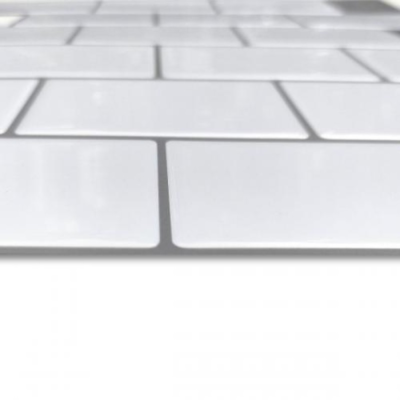 Самоклеюча поліуретанова панель під білу плитку цегла Sticker Wall SW-00001193 305*305*1мм