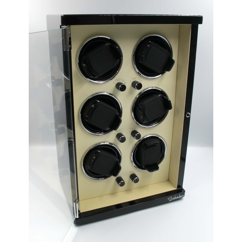 Шкатулка Salvadore для підзаводу 6 годинників SL/3060-BRW 6X6 Коричневий