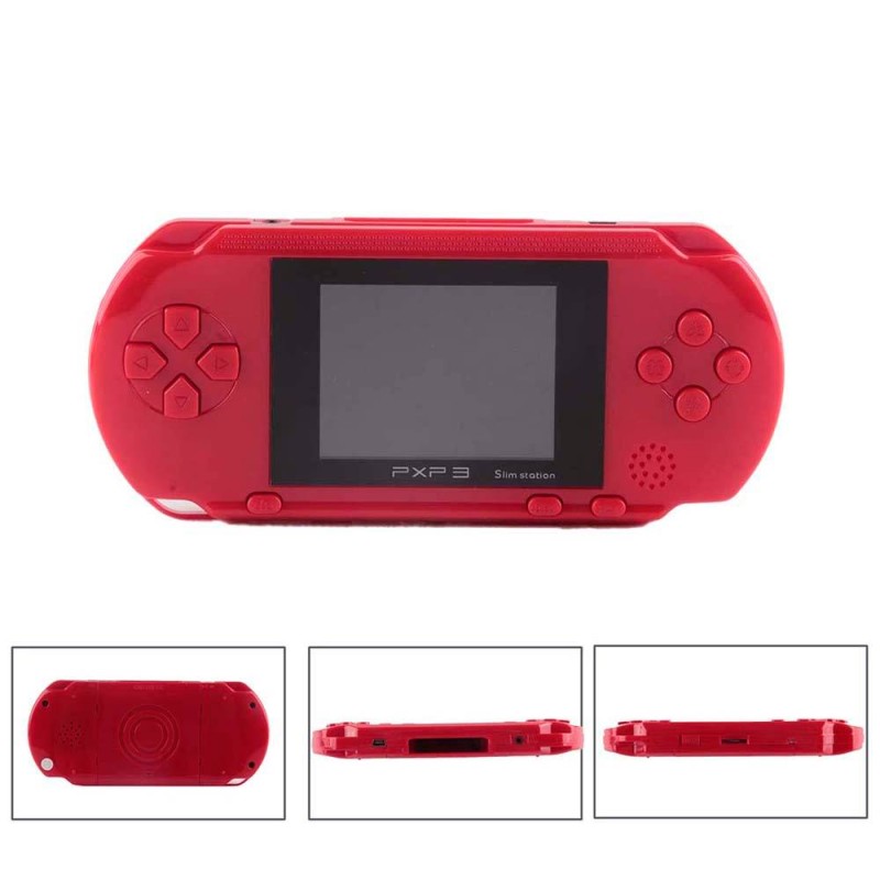 Портативна ігрова ретро-приставка Kiddy PXP3 270OMD вбудовані ігри 16bit Червоний