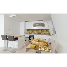 Наклейка вінілова на стіл Zatarga «Золоті Фрукти» 650х1200 мм Z180457/1st