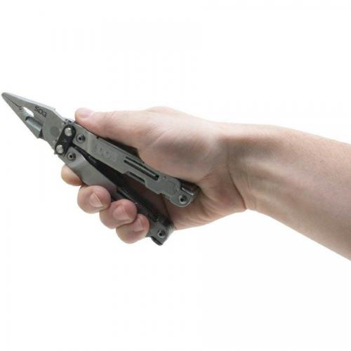 Мультитул SOG PowerAccess Deluxe + Hex Bit Kit Сірий