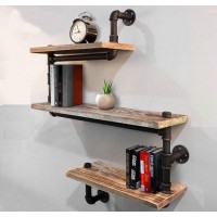 Полиці навісні з труб GoodsMetall у стилі LOFT 800х800х200 ПТ6 Полиці навісні з труб GoodsMetall у стилі LOFT 800х800х200 ПТ6