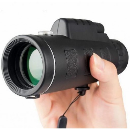 Монокуляр для смартфона та полювання вологозахищений No Brand 40x60 HD1500m/950m Чорний (2104618582)