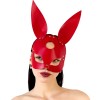 Шкіряна маска Зайчика Art of Sex - Bunny mask, колір Червоний в інтернет супермаркеті PbayMarket!