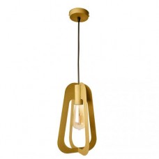Світильник підвісний MSK Electric Catania в стилі лофт під лампу Е27 MR 3019 GD золотий муар