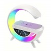 Настільна смарт лампа G-Smart Light BT3401 RGB з бездротовою зарядкою та Bluetooth колонкою 15W