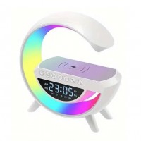 Настільна смарт лампа G-Smart Light BT3401 RGB з бездротовою зарядкою та Bluetooth колонкою 15W