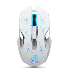 Миша бездротова з акумулятором та підсвіткою HXSJ T300 2,4 GHz White