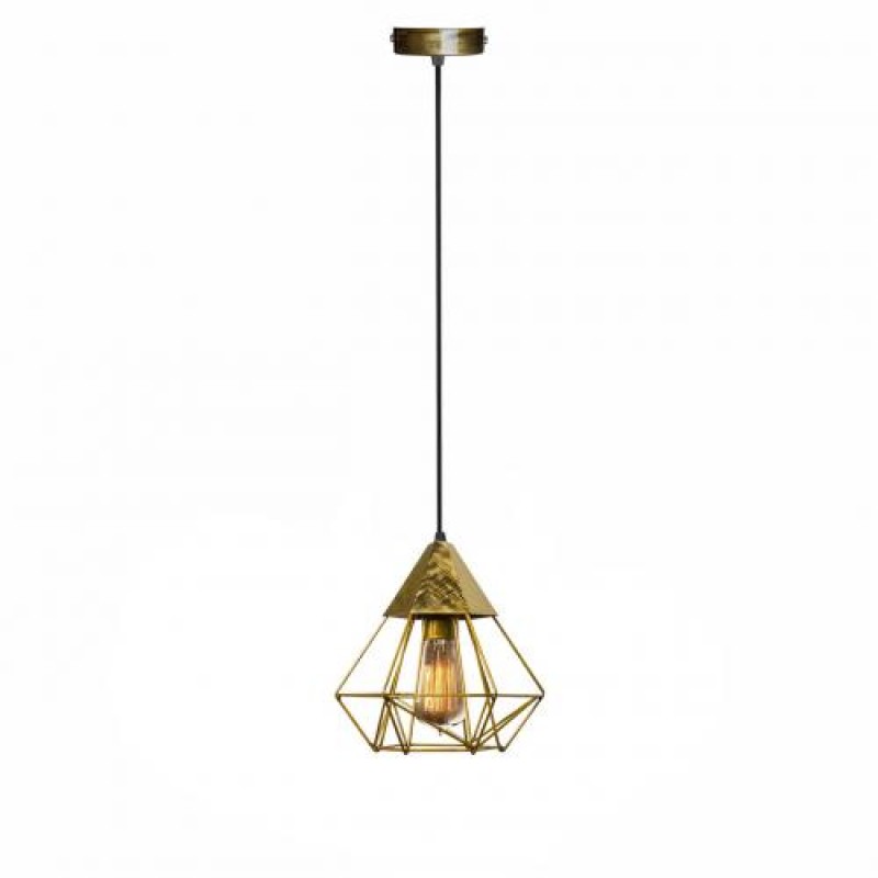 Світильник підвісний MSK Electric Crystal у стилі лофт NL 0535 BN бронза