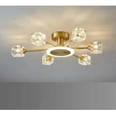 Світлодіодна люстра No Brand Нептун 8810-B Золотистий