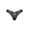 Мереживні стрінги Obsessive Donna Dream thong XS/S Black, низька посадка в інтернет супермаркеті PbayMarket!