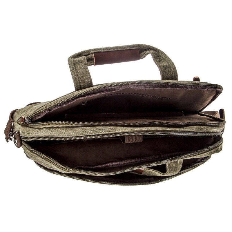 Сумка для ноутбука Vintage 20185 Зелена