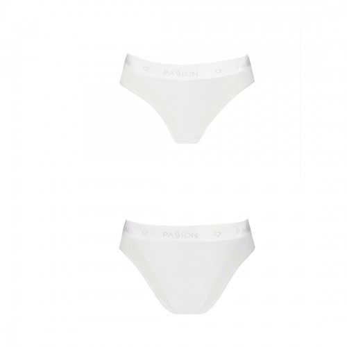 Трусики з прозорою вставкою Passion PS002 PANTIES white, size M в інтернет супермаркеті PbayMarket!