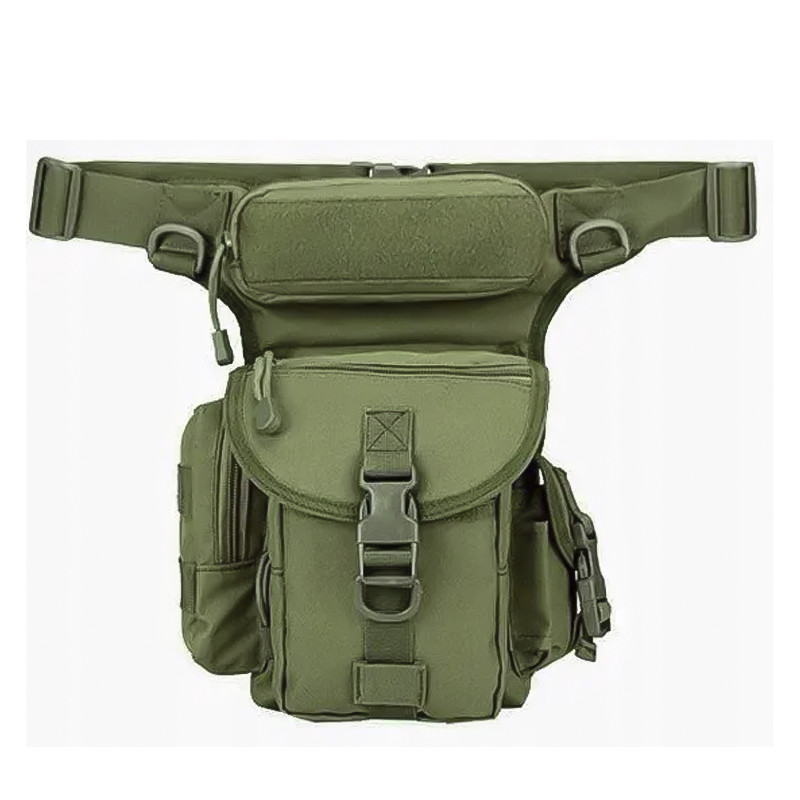 Сумка тактична на стегно Aokali Outdoor A90 30х22 см Green