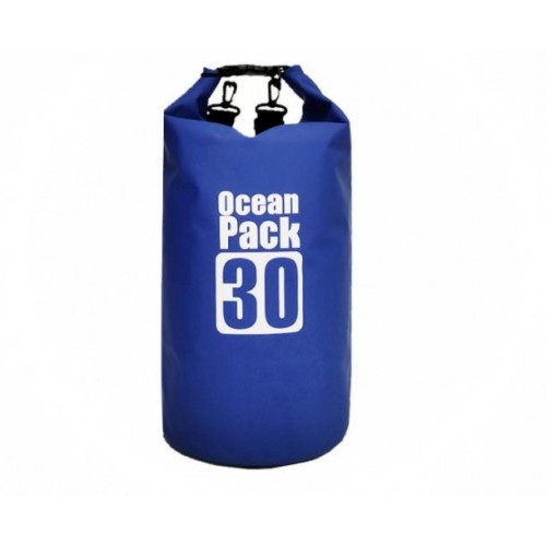 Водонепроникна сумка гермомішок рюкзак з шлейкою на плече Ocean Pack 30 л Blue (57885441) Водонепроникна сумка гермомішок рюкзак з шлейкою на плече Ocean Pack 30 л Blue (57885441)
