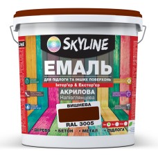 Емаль для підлоги Skyline Вишневий RAL 3005 3 л