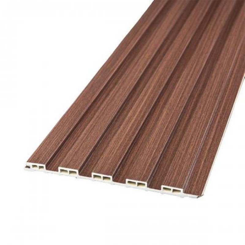 Декоративна рейка WPC стінова капучіно 3000*150*9мм (D) SW-00001868 Sticker Wall