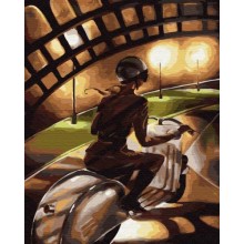 Картина за номерами Brushme Малишка на драйві 40х50 см (GX29722)