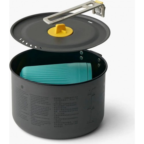 Набір посуду Sea to Summit Frontier UL One Pot Cook Set М 3 шт Різнокольоровий (STS ACK027031-122105) Набір посуду Sea to Summit Frontier UL One Pot Cook Set М 3 шт Різнокольоровий (STS ACK027031-122105)