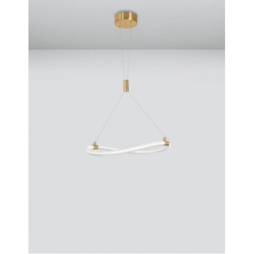 Люстра Nova Luce Cerelia 40x120 см Біло-золотистий (Nova9082094)