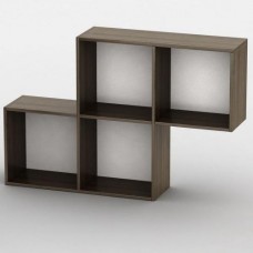 Полиця навісна Тиса Мебель Акцент Венге 800x250x1200 мм