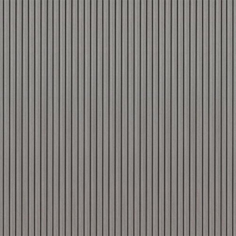 Декоративна рейка WPC стінова сіра 3000*150*9мм (D) SW-00001870 Sticker Wall