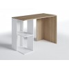 Стіл письмовий Меблева Площа СП-5 122х57х75 см Дуб сонома + Білий