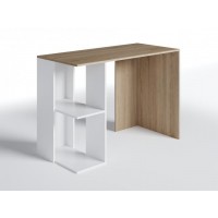 Стіл письмовий Меблева Площа СП-5 122х57х75 см Дуб сонома + Білий Стіл письмовий Меблева Площа СП-5 122х57х75 см Дуб сонома + Білий