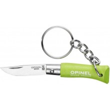 Ніж-брелок Opinel №2 (нерж-сталь) Салатовий (1013-204.65.17)